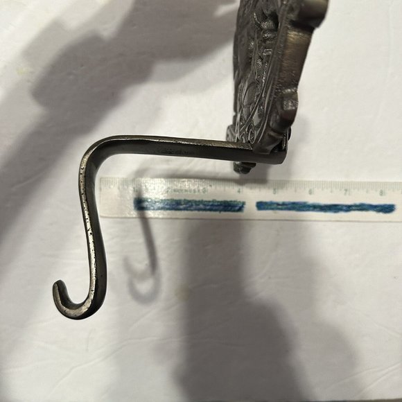 Christmas Stocking Holder Hanger Heavy Cast Metal Rocking horse Toys - Picture 5 of 6